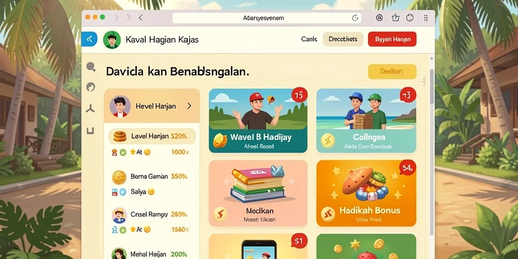 Tampilan antarmuka yang ramah pengguna.