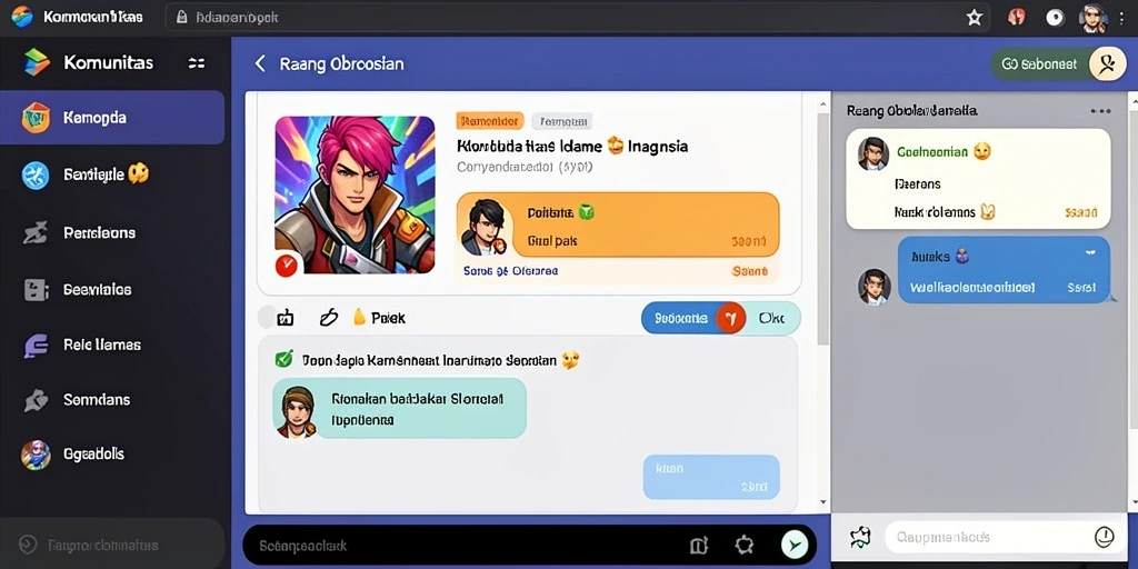 Tangkapan layar menunjukkan grafis menawan BIGCOR78.
