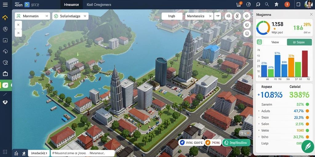 Screenshot menunjukkan tampilan antarmuka permainan yang menarik.