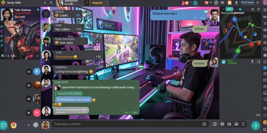 Screenshot menunjukkan antarmuka permainan yang menarik.