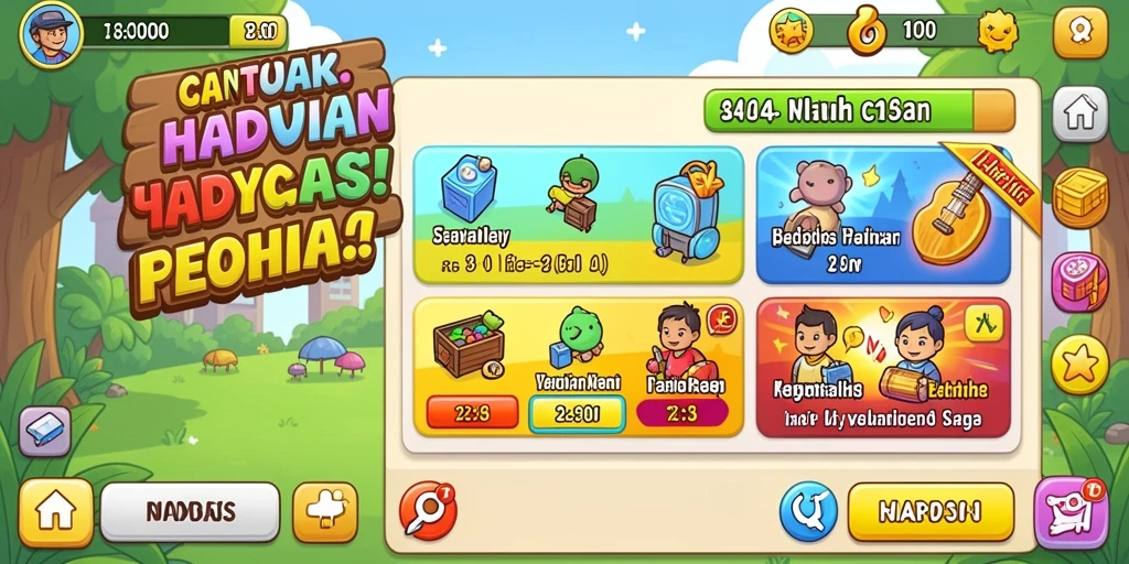 Tampilan antarmuka pengguna yang menarik.