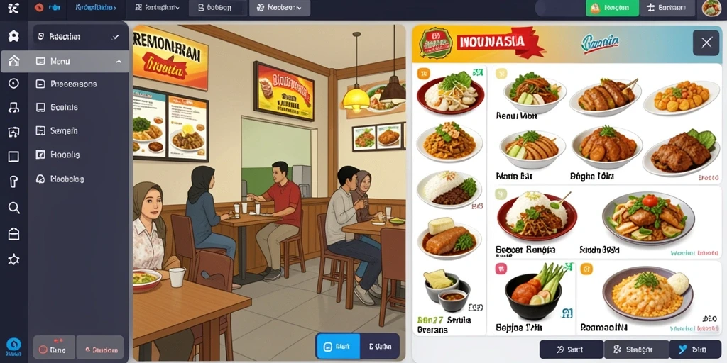 Tampilan antarmuka yang ramah pengguna.