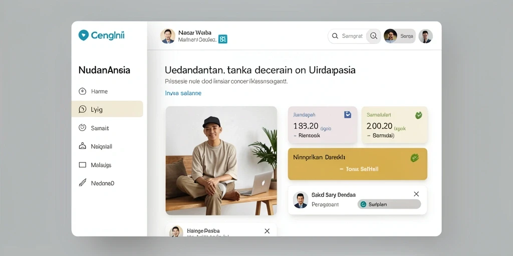 Tampilan halaman utama aplikasi MERAHTOTO yang menarik.