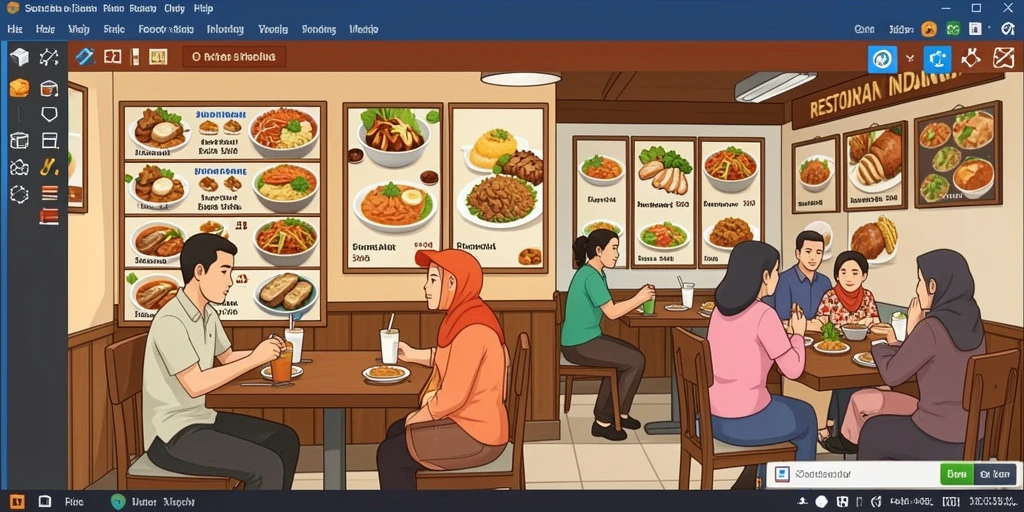 Tampilan antarmuka yang menarik dan intuitif.