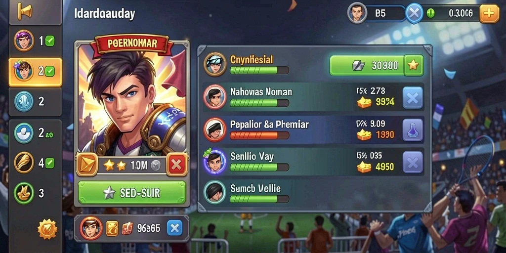 Tampilan grafis yang memukau dan detail yang jelas.