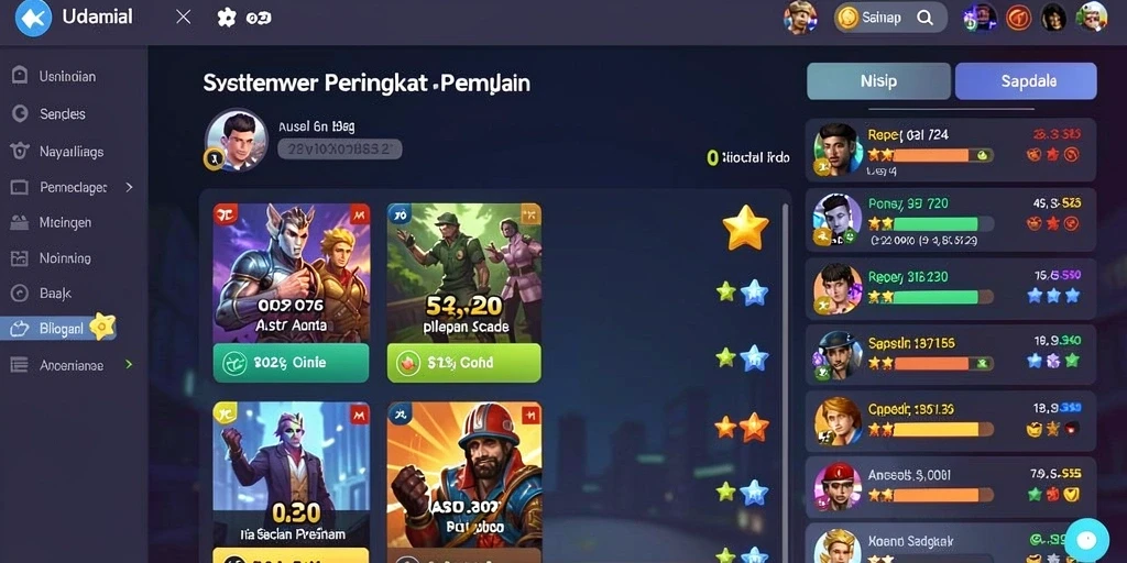 Tangkapan layar pertama menunjukkan karakter utama dalam misi pertama.