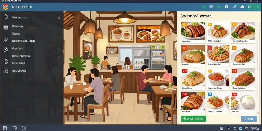 Tampilan awal yang menarik dan mudah dinavigasi.