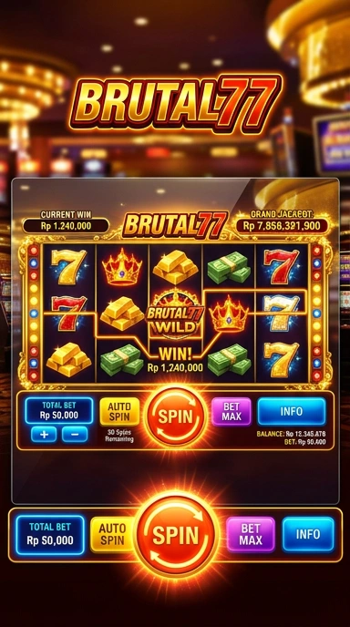 Galeri pratinjau visual brutal77 build APK resmi terbaru
